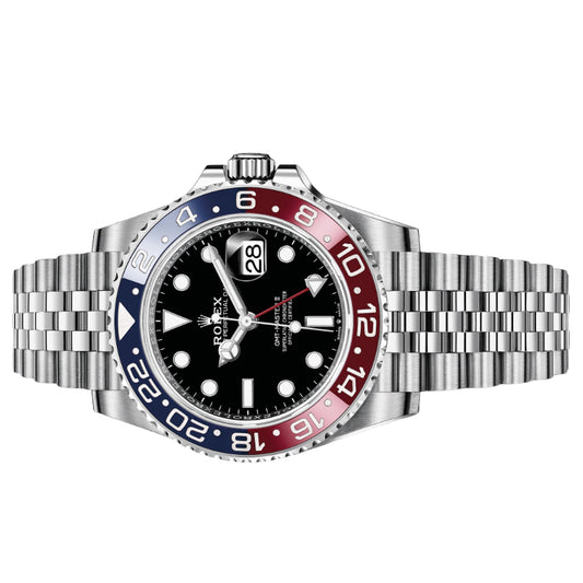 Rolex GMT-Master II Pepsi 40mm 126710BLRO Black Dial, Worn 2022