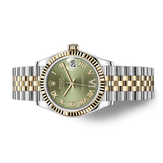 Rolex Datejust 31mm 178273 2018 Green Diamond