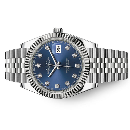 Rolex  Datejust 126334 , Blue Diamond Dial, Stainless Steel ,  2019