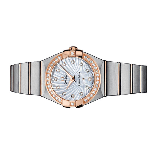 CONSTELLATION QUARTZ 27mm Diamond bezel 123.25.27.60.55.002