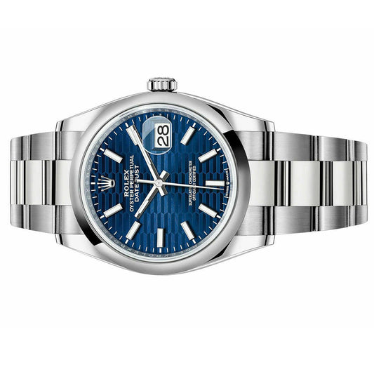 Rolex  Datejust 126200  ,Oyster Perpetual , bright blue