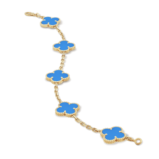 Van Cleef & Arpels Vintage Alhambra bracelet, 5 motifs VCARP34900