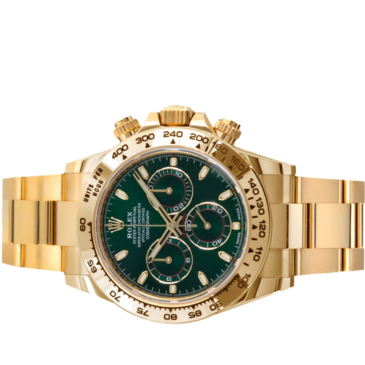 Rolex Yellow Gold Daytona116508 - Green Dial