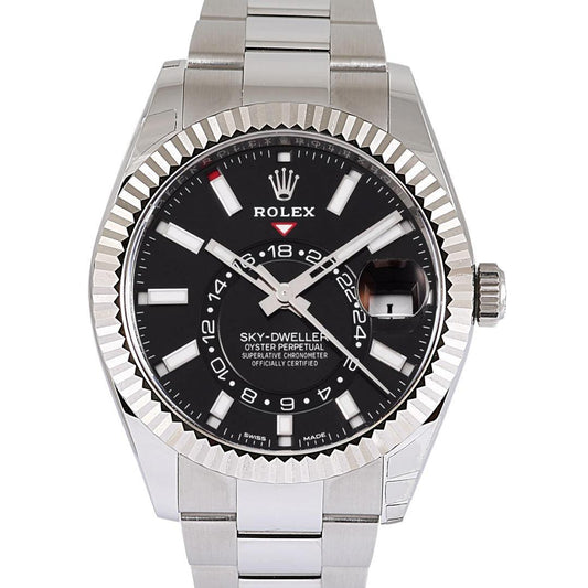 Rolex 326934 Oyster Perpetual Sky-Dweller Black Dial